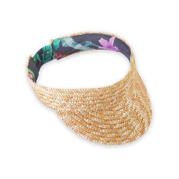 KAVU Palm Playa Natural Straw Visor Hat - Stylish! - Picture 1 of 6